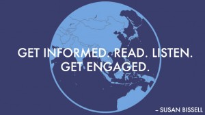 get informed. read. listen. get engaged.