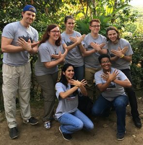 The fair trade coffee team at Seattle University.