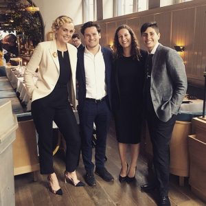 Siri May with her UN colleagues