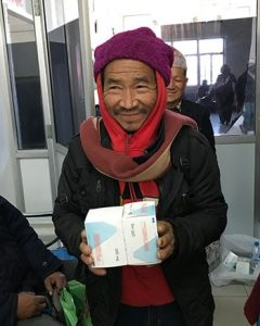 A Nepalese patient accesses free cancer medication