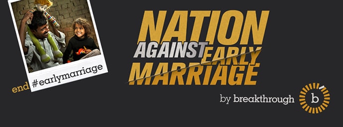 Nation Against Early Marriage banner