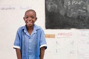 Mphatso, 8, a Grade 3 student in the World Vision Malawi Literacy Boost program