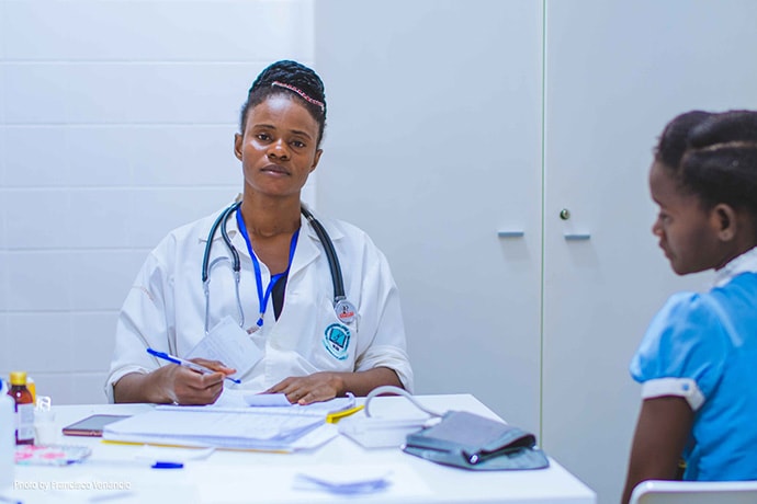 Healthcare professional, Angola