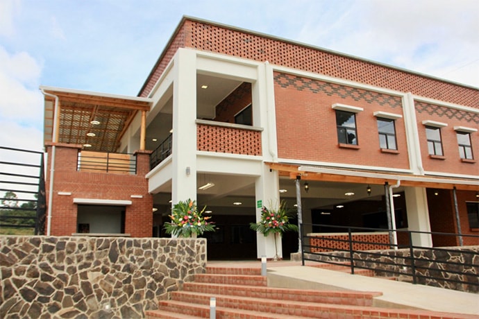 View of school building