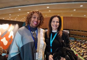 Chief of Diplomatic Campaign Patricia Elias and Ever Woman Treaty Cofounder Dr. Eleanor Nwadinobi pose for photo