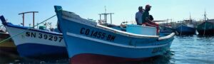 View of boat and crew