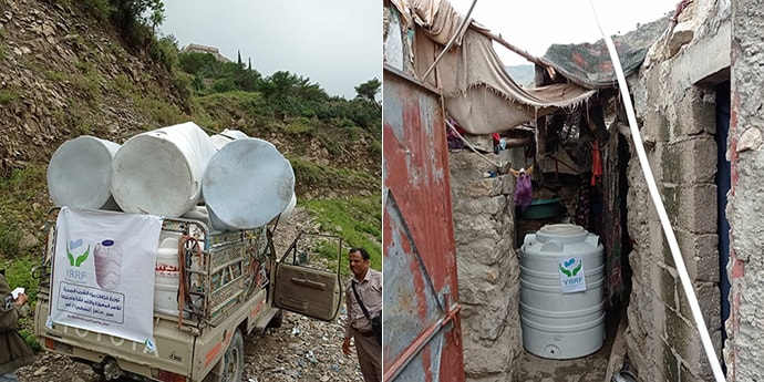 Views of water tanks