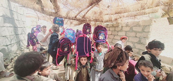 Children in classroom