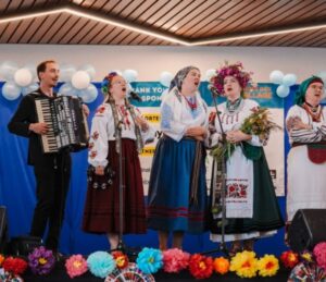 Photo of Ukrainian band performing onstage