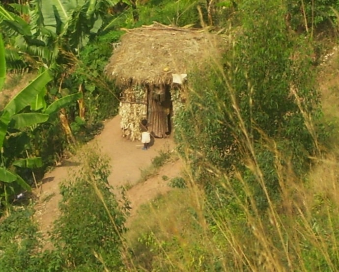 Aerial view of Bwiza House  