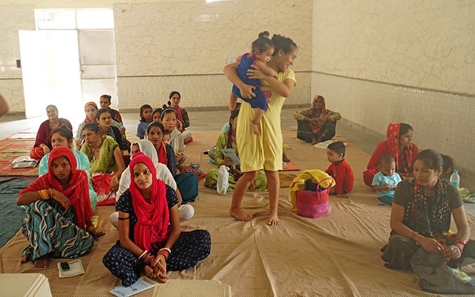 Photo of group of women at clinic