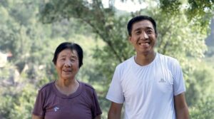 Photo of smiling couple