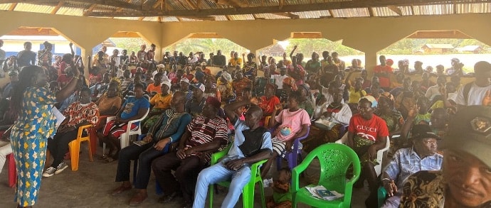 View of Everlyne Nairesiae speaking